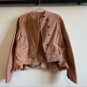 Free People Peplum Military Jacket